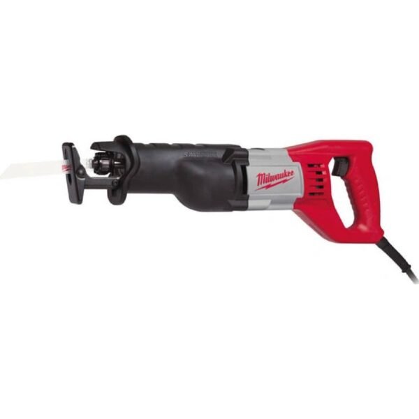 Thanks to the 1100 W motor and 28 mm stroke, it cuts very quickly - FIXTEC - easy and quick change of the saw blade without the use of tools