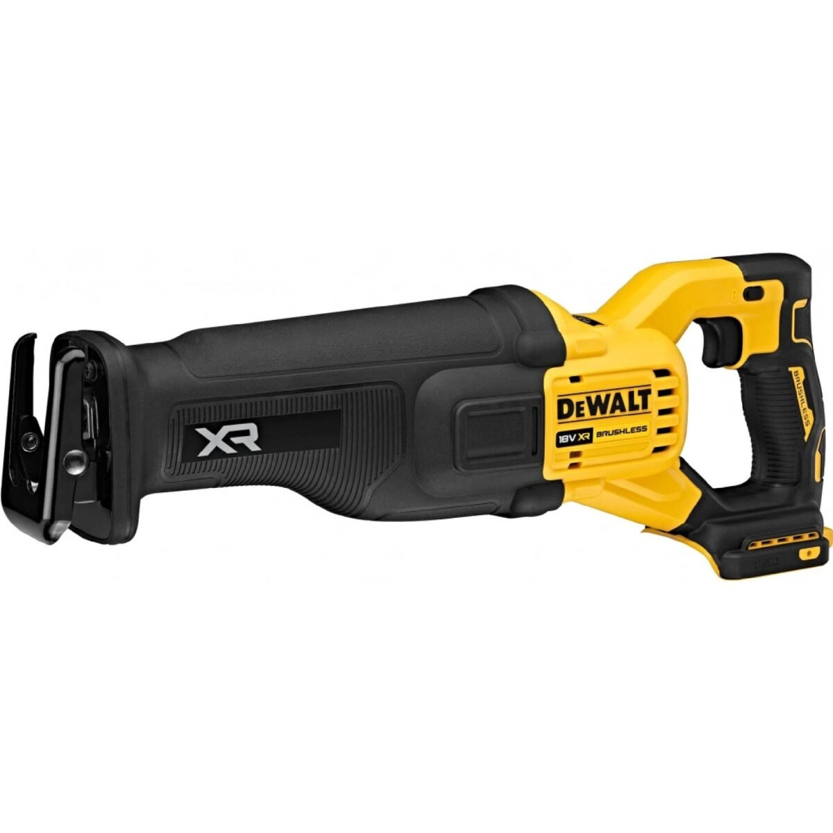 Cordless DCS386 tail saw from the most powerful FlexVolt Advantage series