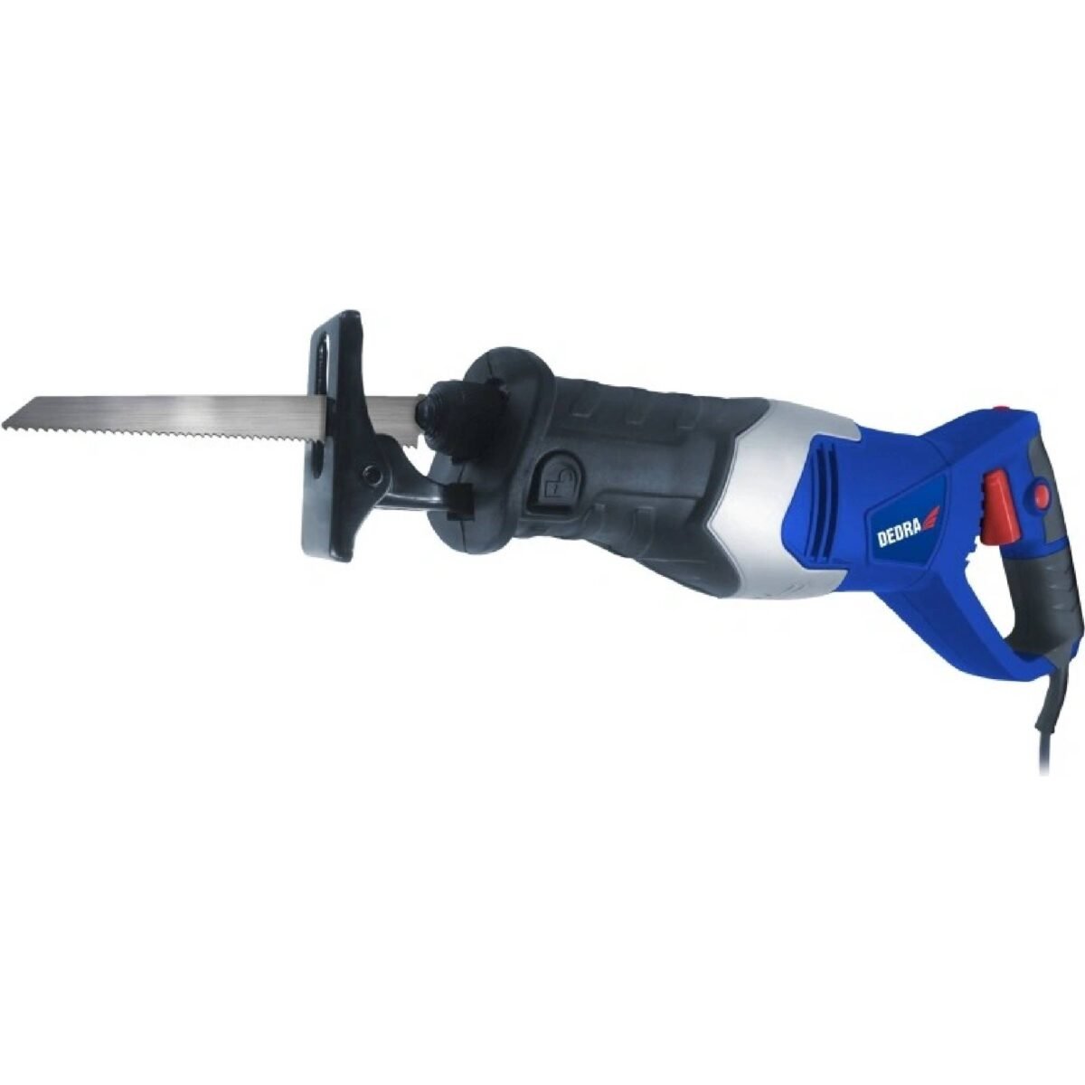 Reciprocating saw 710W Reciprocating saw is a device intended for cutting materials such as: wood, metal, plastic or building materials.