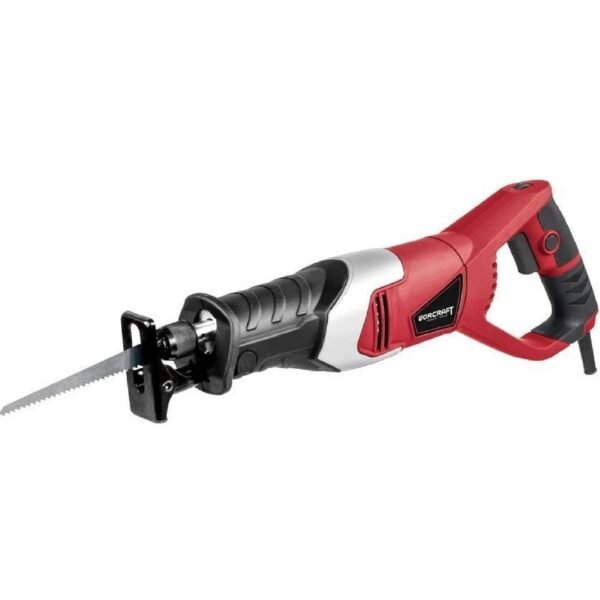 The electric saw is designed for cutting wood, plastic, metal and building materials using a fixed stop. It is suitable for making straight and curved cuts.