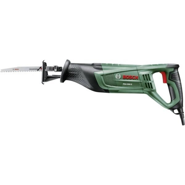 Saw tail Bosch PSA 900 E - specialist for demanding and versatile cutting work. Benefits for the user: Bosch-SDS system for quick and safe saw blade replacement during.