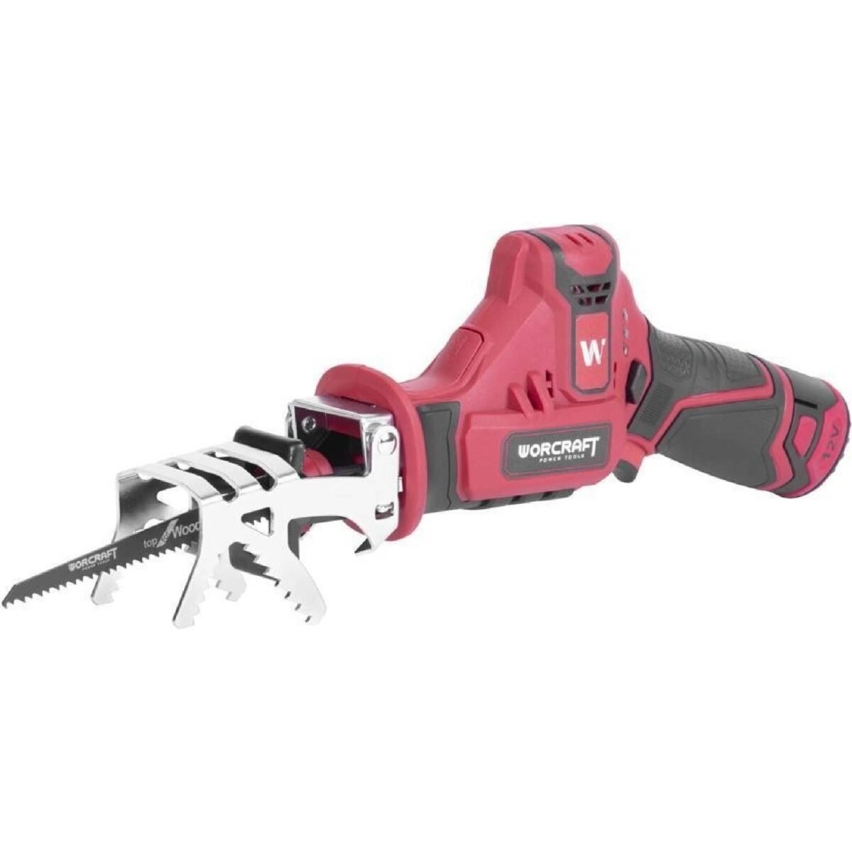 The cordless tail saw is intended for cutting wood, plastics, metal and building materials.