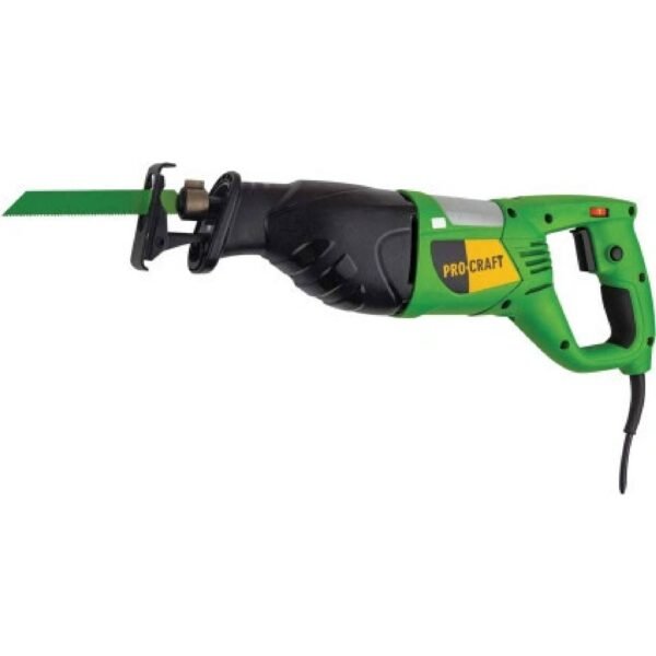 The Procraft PSS1800 miter saw is intended for cutting wood, metal and plastic.