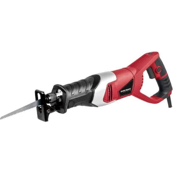 DESCRIPTION Electric jigsaw Worcraft RS07-115H is designed for cutting wood, plastic, metal and building materials using a fixed stop