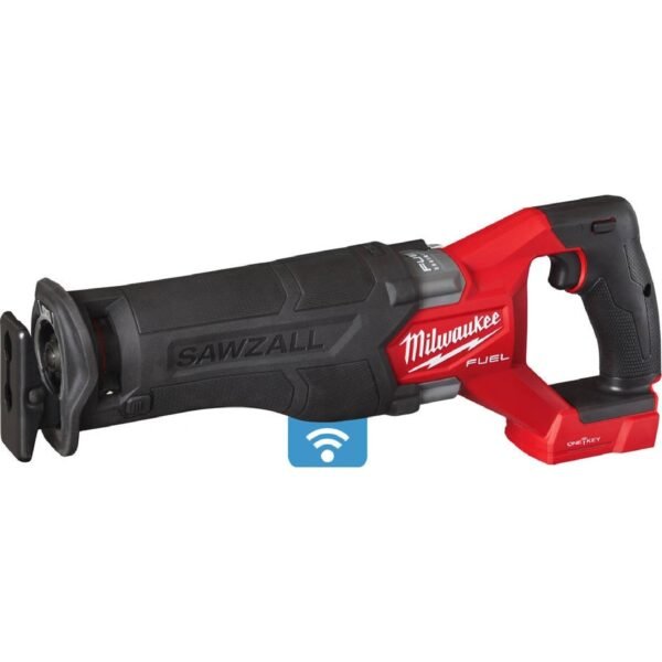 M18 FUEL™ ONE KEY cordless reciprocating saw with keyless quick blade change.