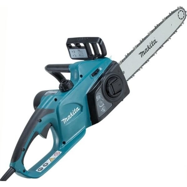 Makita's UC3041A motor electric chainsaw will make your time spent on tree maintenance more pleasant and speed up cutting in the workshop.