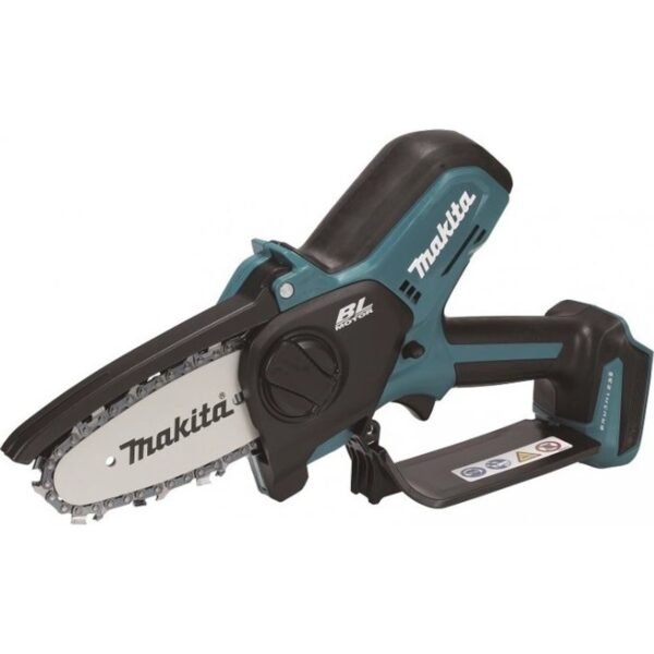 A light pruning saw with a 100 mm bar and automatic chain lubrication will find use in your workshop and garden.