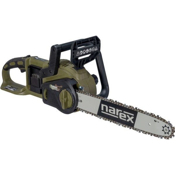 This cordless chainsaw is easy to use and has a maintenance-free Brushless motor.
