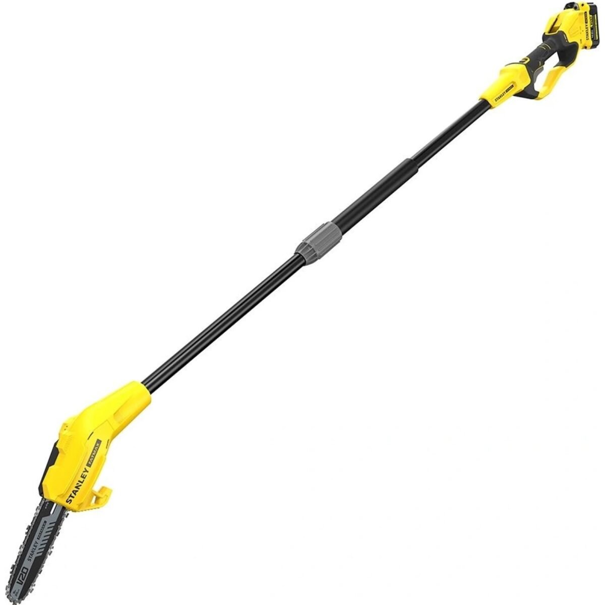 Features and benefits: 18 V/4.0 Ah bar length 20 cm telescopic rod for a reach of up to 4.5 m safety