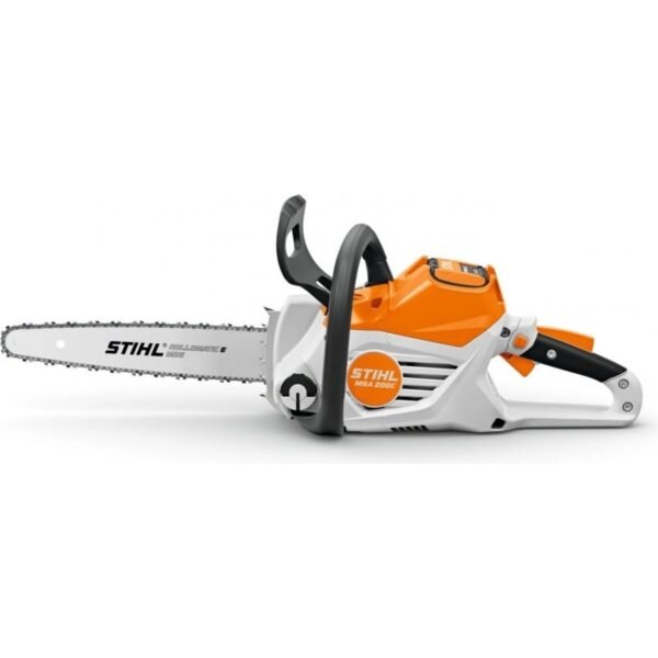 The new STIHL MSA 200 CB battery saw, more powerful than the MSA 160 CB model. Great for use in noise sensitive areas.