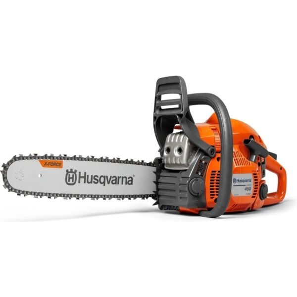 Chainsaw Husqvarna 450, this is a second generation model, universally usable for logging