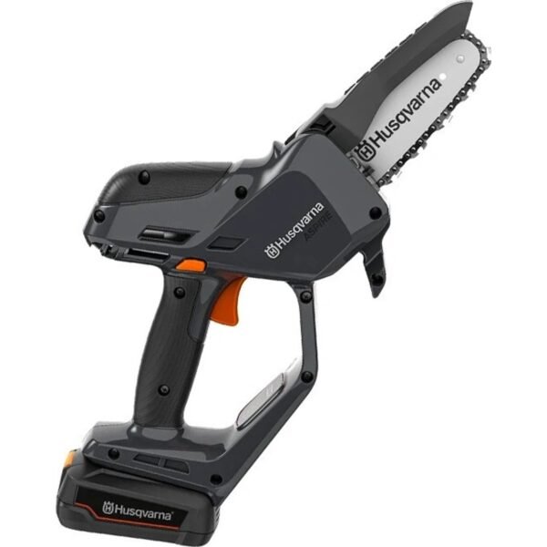 Battery and charger not included!! How long does a charged battery last? Compact handheld cordless pruning saw, ideal for pruning trees, removing..