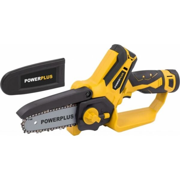 AKU one-handed chainsaw 12V LI-ION 100mm Thanks to its compact design, you can operate this pruning Aku 12V chainsaw POWXG1045 from PowerPlus with only one hand