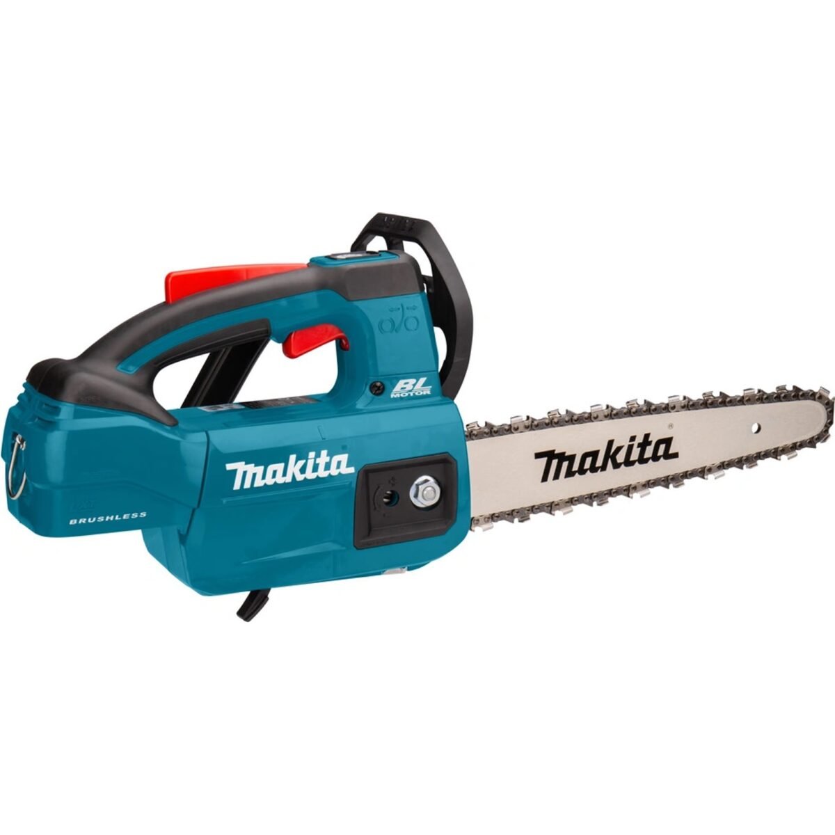 Compact single-barrel saw ideal for cutting branches or working at heights.