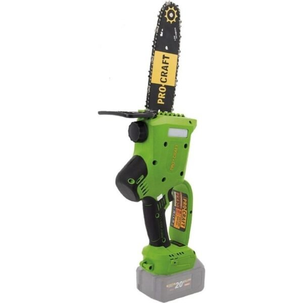 The battery-operated hand saw of compact dimensions will serve you in the garden, in the workshop and on the construction site