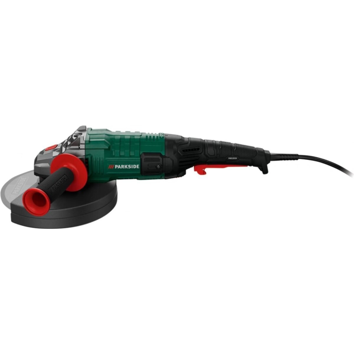 Easy replacement of the disc ( SPINDLE LOCK ) -Safety switch -Anti-slip, rubberized handles -Protective cover with the possibility of quick adjustment -