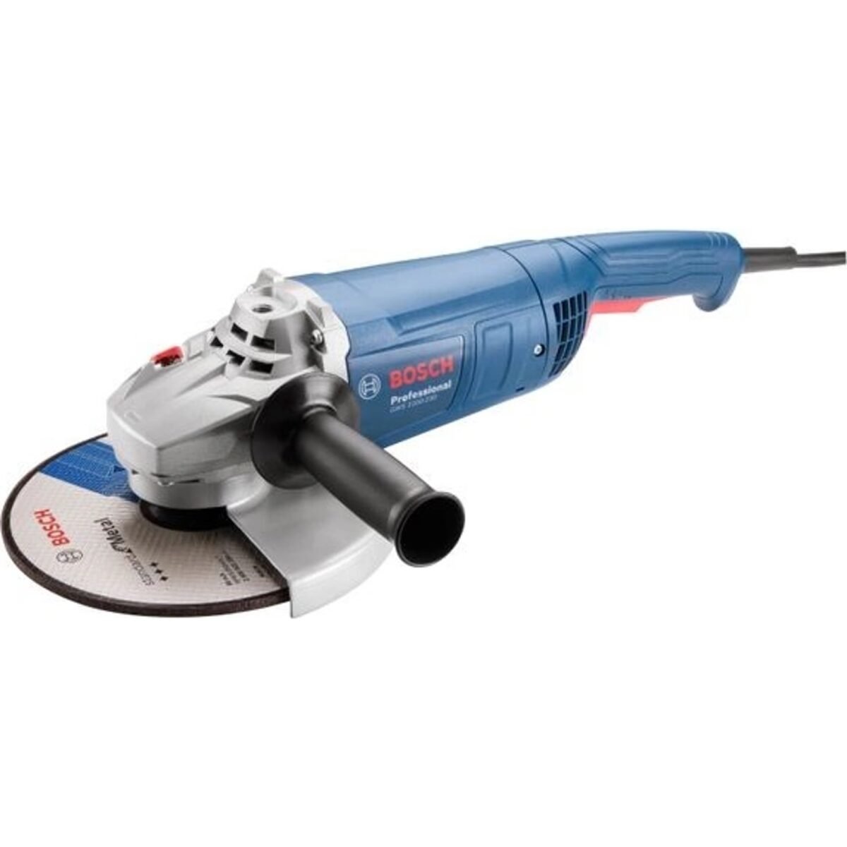 Angle grinder GWS 2200, High material removal rate. The new patented Bosch motor ensures the best performance in its class
