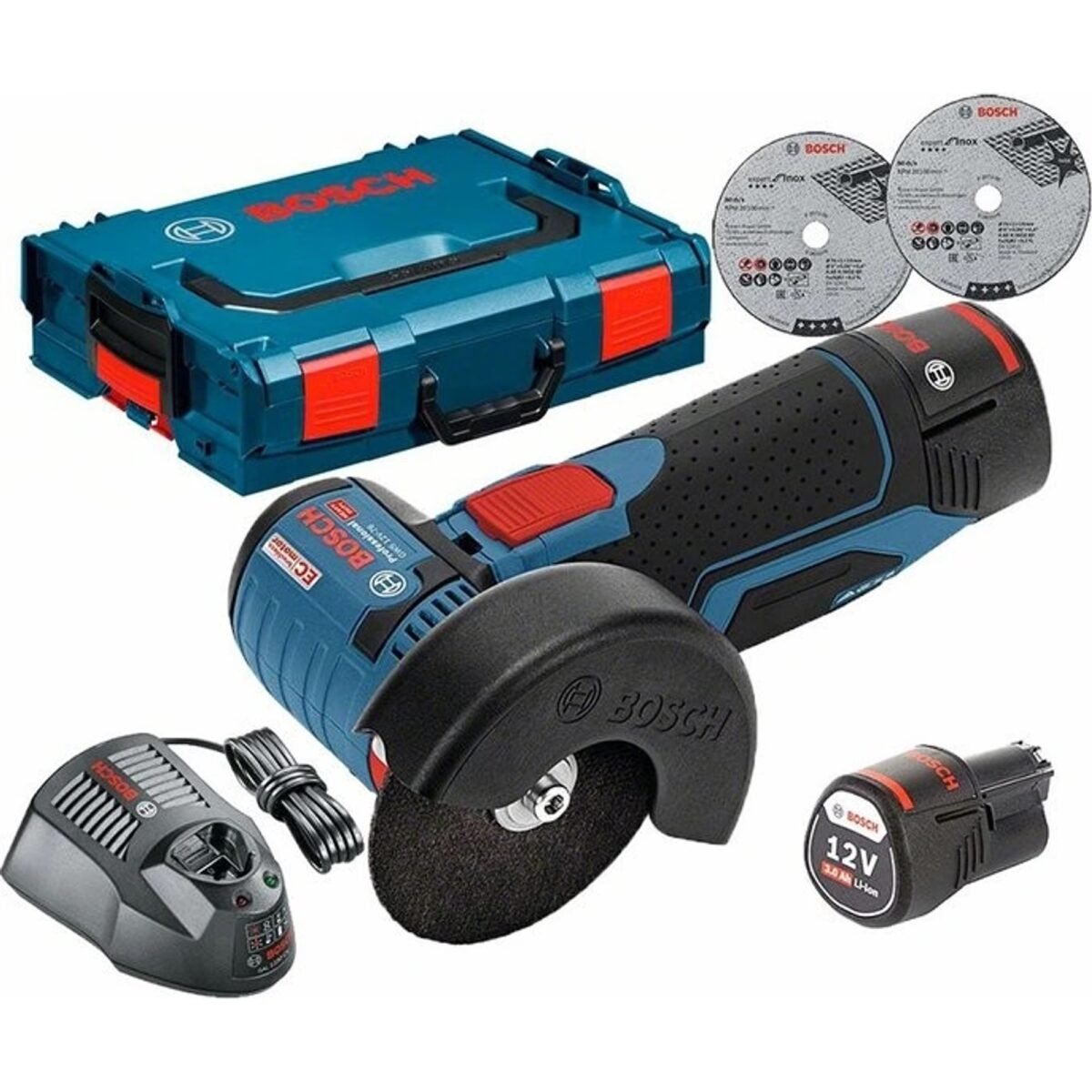 Cordless angle grinder Bosch GWS 12V-76 Professional, 06019F200B Positioning: Pure enthusiasm - the most convenient small angle grinder.