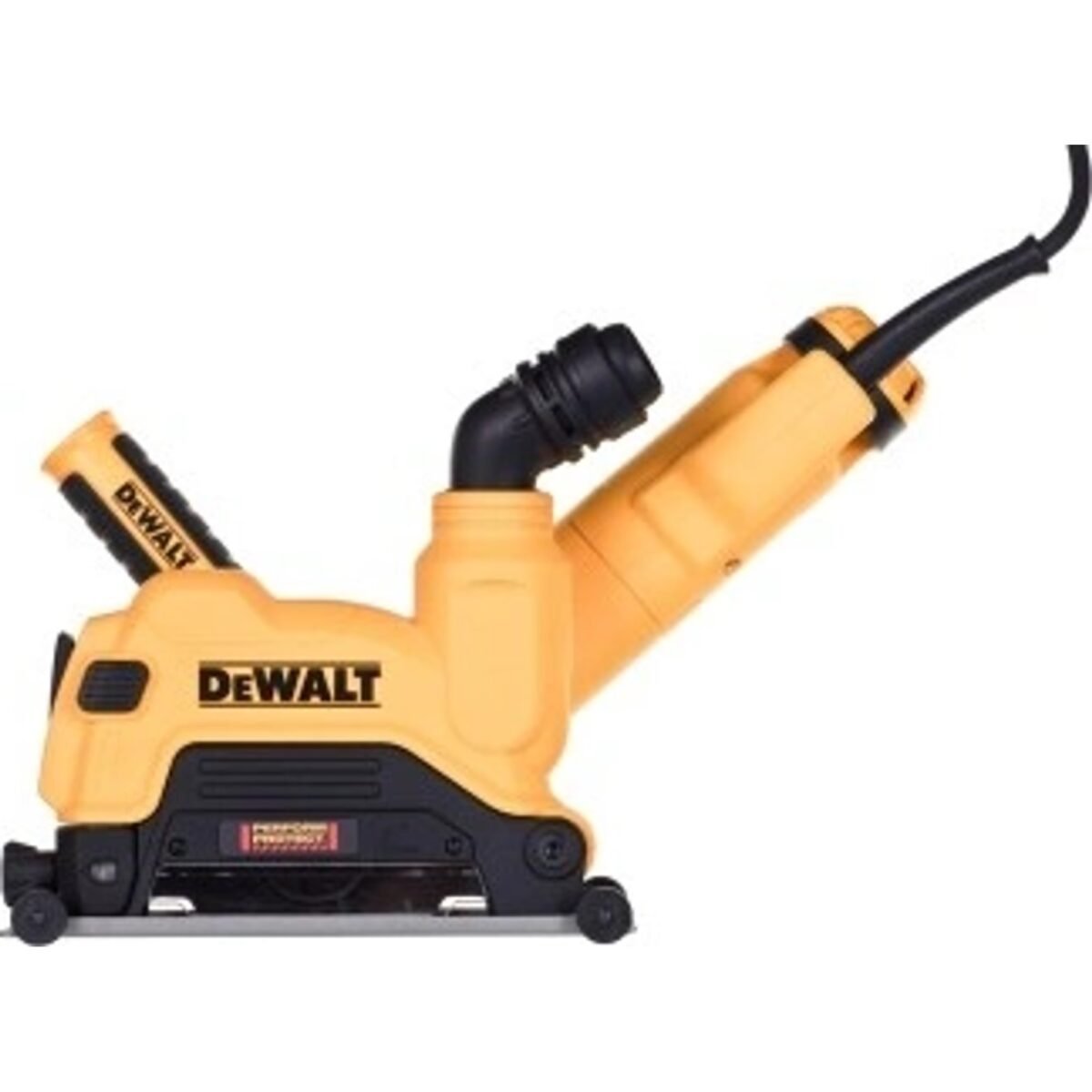The switch's de-energized locking system prevents accidental starting of the tool when locked in the on position.