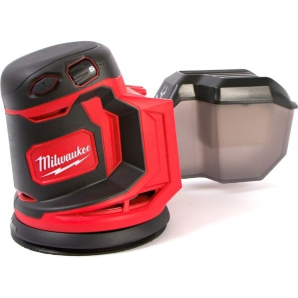 Milwaukee eccentric - vibration sander M18 BOS125-0 Professional eccentric sander with suction WITHOUT battery, charger and bag.