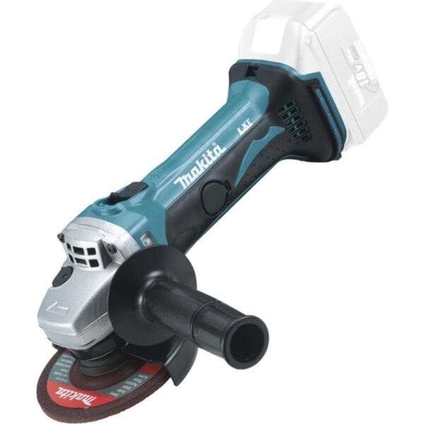 The cordless angle grinder will be great for removing old rust or cutting screws. The firm grip and the Antirestart function ensure safety against accidental switching
