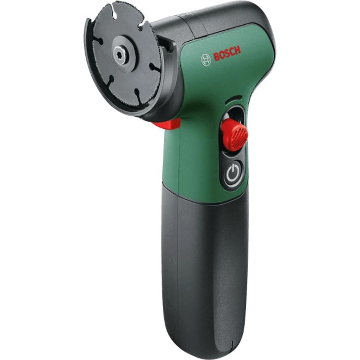 The package with EasyCut&Grind contains - 1x wheel (Carbide Multi Wheel) - 1x cutting attachment (Freehand) - 3x sandpaper (grit 120) - 1x USB type C charging cable -