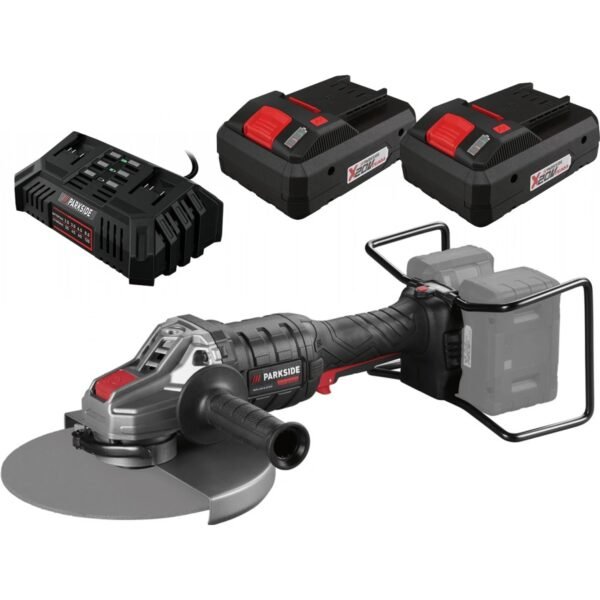 PARKSIDE PERFORMANCE® Cordless Angle Grinder PWSAP 40-Li A1 Description Brushless motor - extremely long life thanks to low wear Grinding