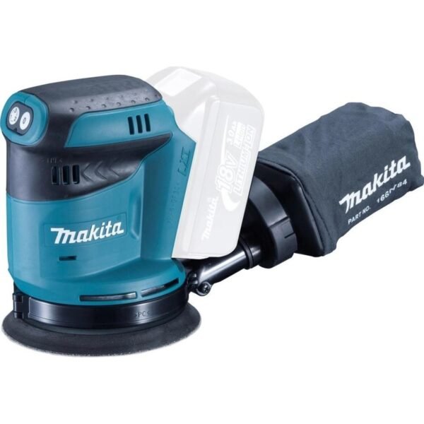 The light, compact and high-performance eccentric grinder Makita DBO180Z will make it easier for you to grind or polish various materials.