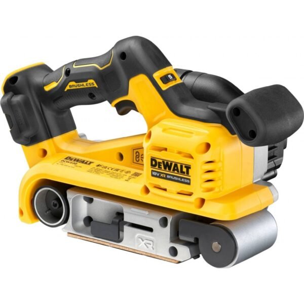 The DeWALT DCW220 cordless belt sander is a great helper for cordless carpentry, remodeling and general construction work.