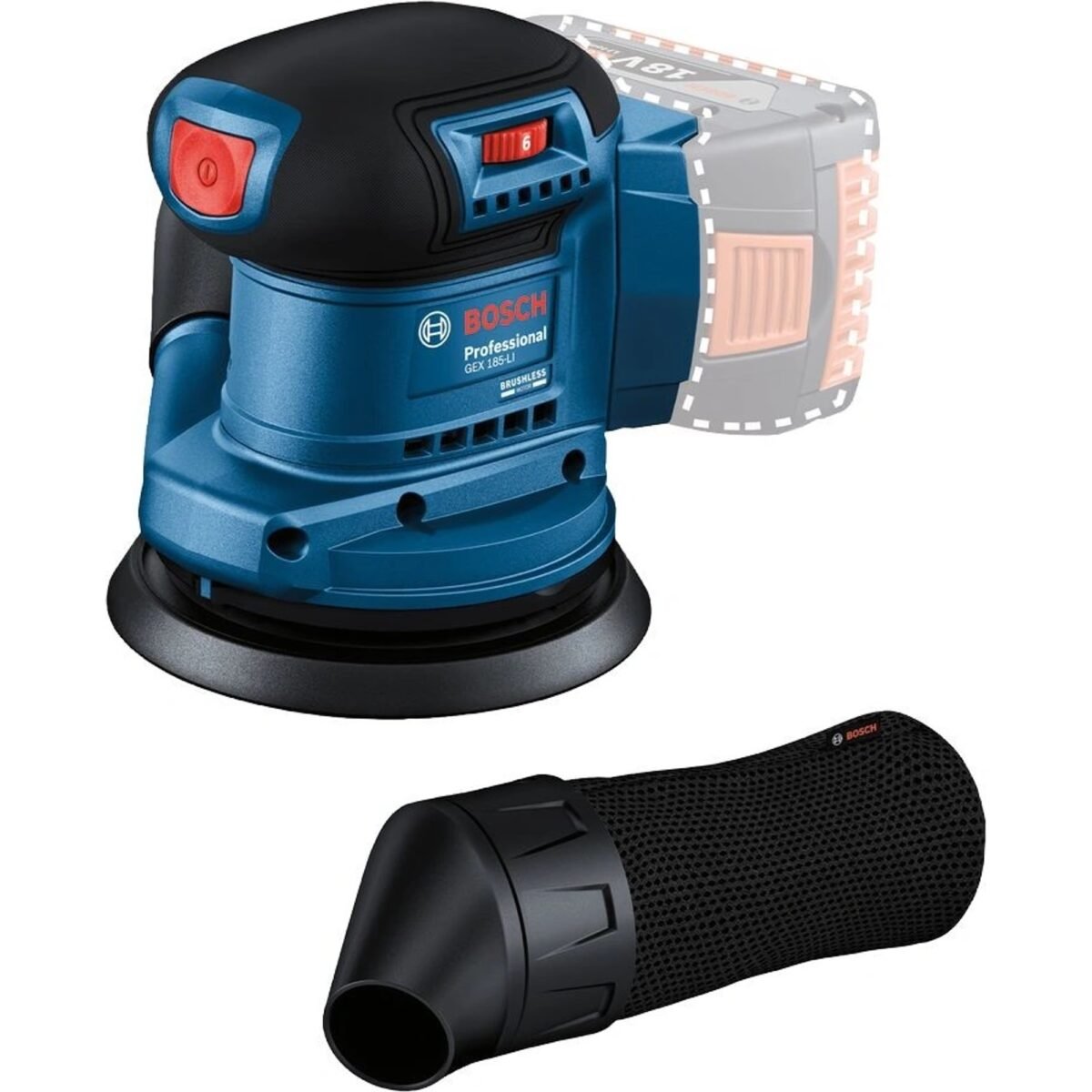 The cordless eccentric sander is a versatile helper with which you can easily handle the surface treatment of various materials,