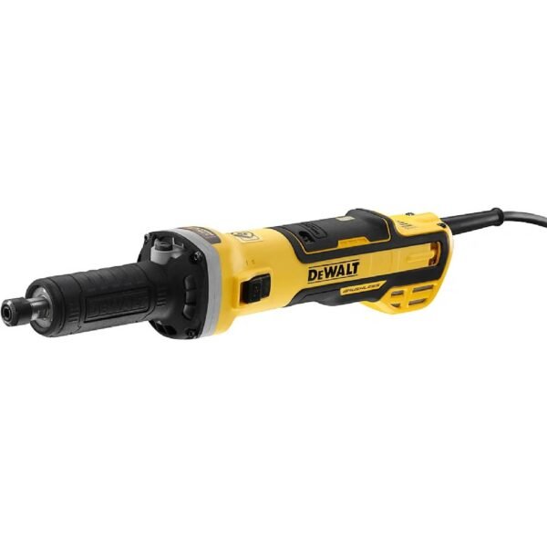 Straight sander with 6 mm chuck and sliding switch. High-performance brushless motor with an output of 1300W