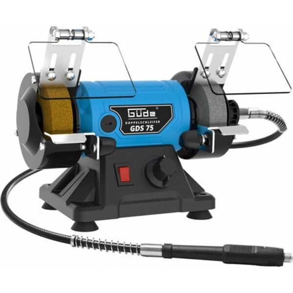 Güde GDS 75 bench grinder Design and function: The Güde GDS 75 bench grinder is suitable for a wide range of grinding and polishing tasks,