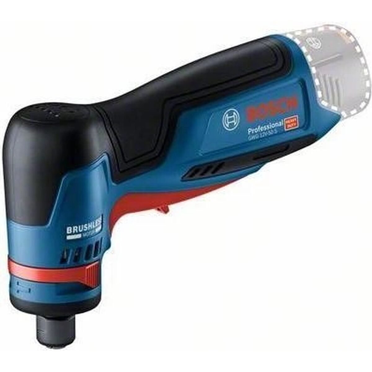 Cordless rotary sander Bosch GWG 12V-50 S Thanks to the powerful brushless motor and high torque