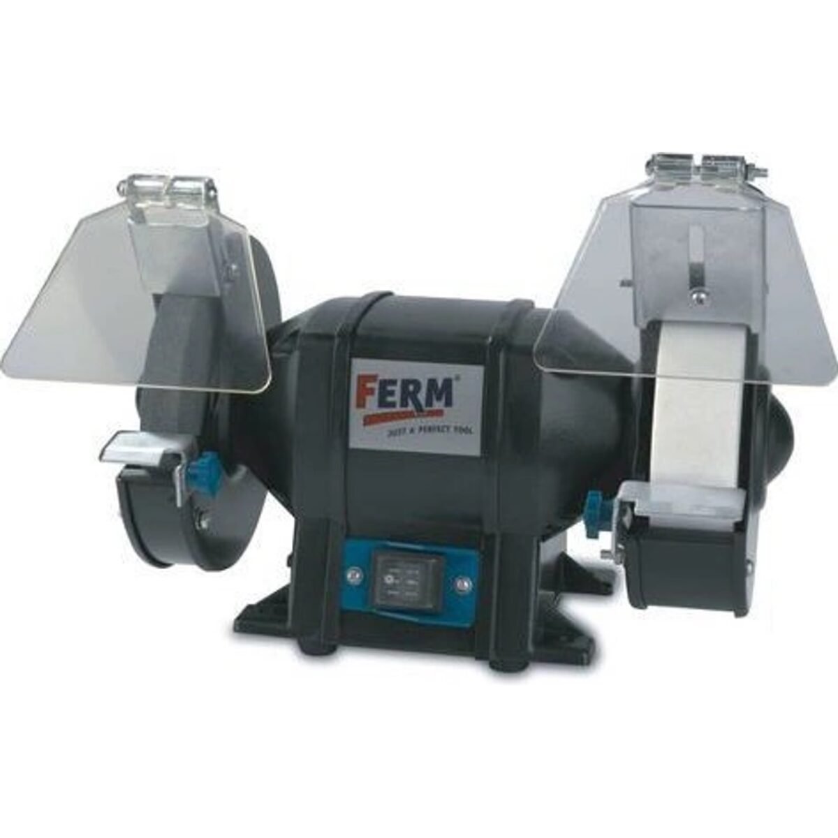 Product type: Two-disc sander; Weight 9 kg; Voltage 230 V; Disc diameter 150 mm; RPM 2950 min.; Power consumption 250 W;