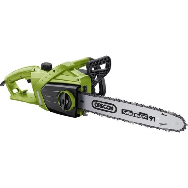 An electric chainsaw with an input of 1800W and a cutting bar length of 35cm is intended for felling trees, for debranching and shortening trunks and for cutting trunks or thick branches…