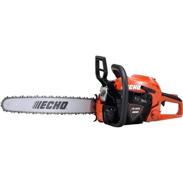 A light and powerful saw equipped with a professional two-stroke engine 50.1 cm³ Japanese chain saw ECHO CS-4920ES This ECHO chain saw model is a more powerful version of the CS-4510 model.