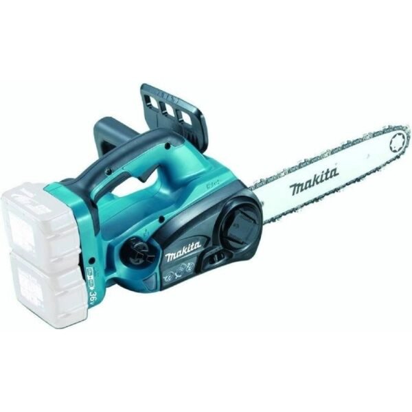 The Makita cordless chainsaw impresses with its powerful motor, high resistance to dust and moisture,