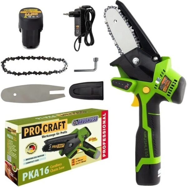 Thanks to its compact dimensions, the AKU one-handed chainsaw PKA16 is a useful helper when pruning trees and bushes when working in a limited space. Its operation is comparatively…