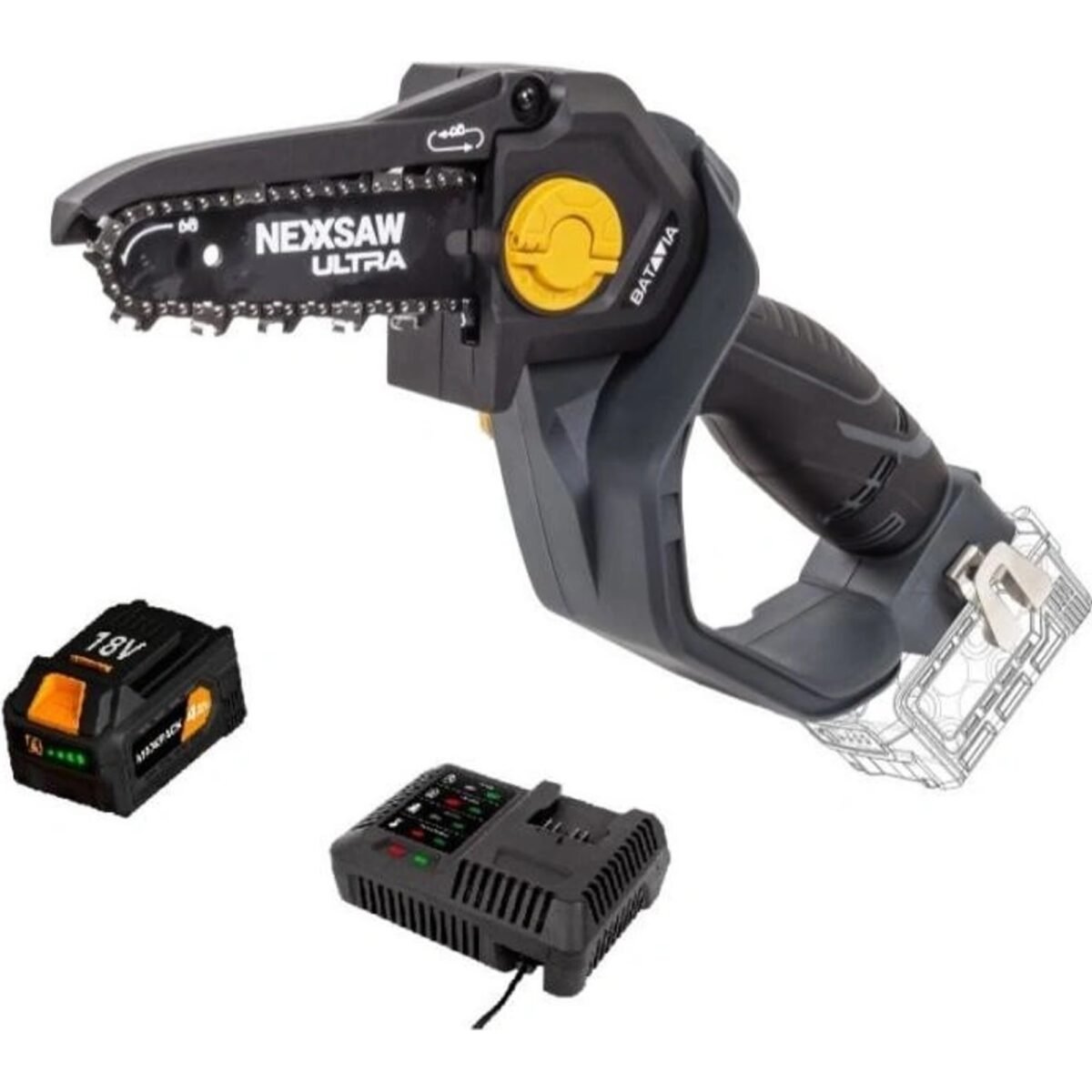 Batavia 7064356 battery-powered one-handed carbonless chainsaw NEXXSAW V3 Fast