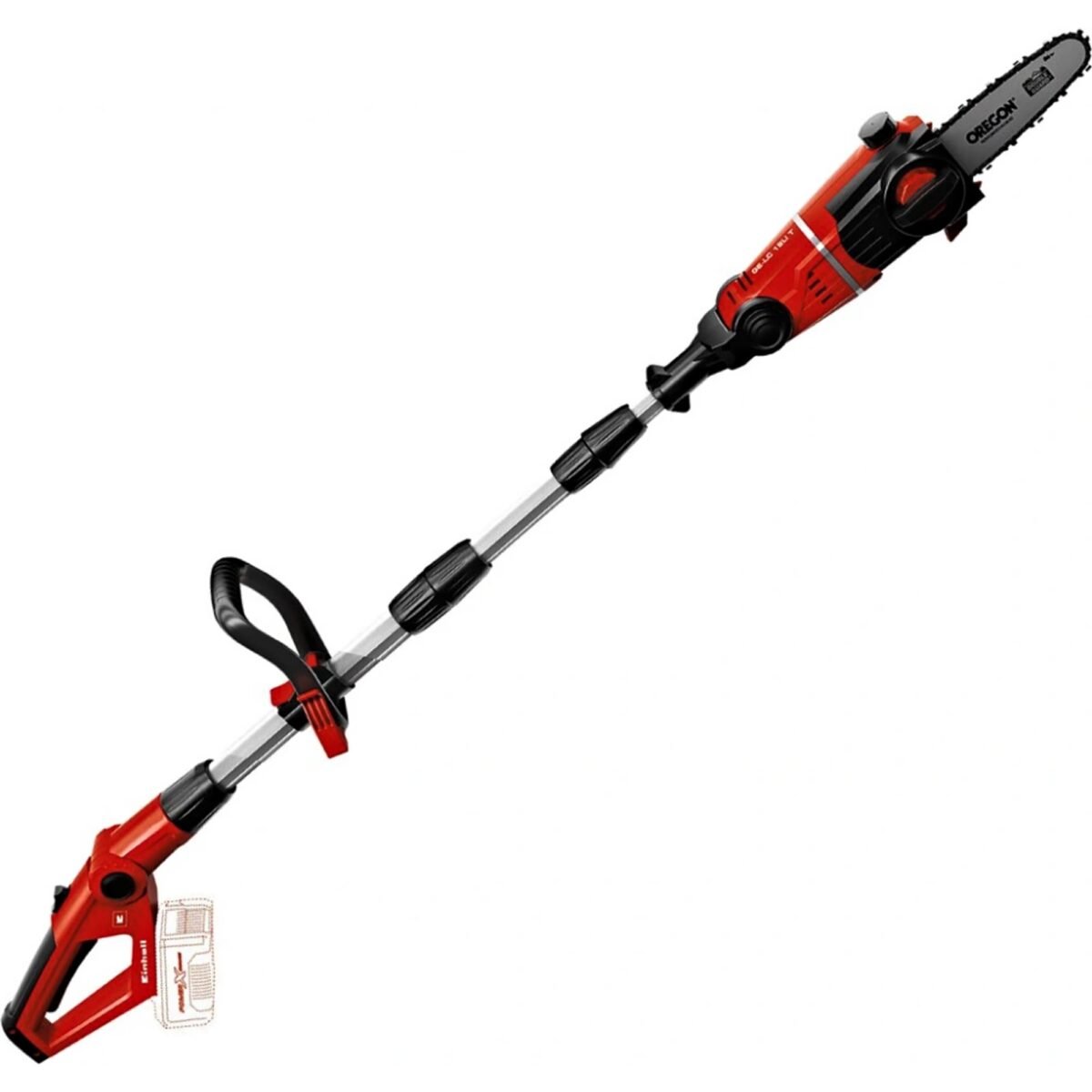 The battery pruning saw GE-LC 18 Li T is a powerful device that allows you to cut higher branches without effort or depending on the cable from standing on the ground