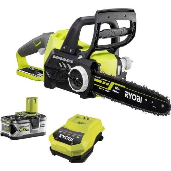 Carbonless chainsaw ONE+ - 18V, 30cm, 1 x 5.0Ah, charger. - high-performance premium brushless motor for a unique work experience - 30 cm Oregon® bar and chain..