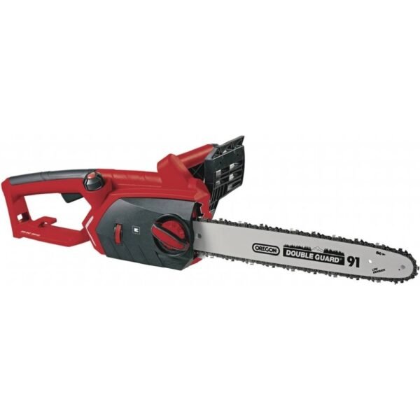 Chainsaw with electric supply, power 2200 W, chain and bar OREGON, with automatic lubrication - Einhell Expert GE-EC 2240 The electric chainsaw is practical,