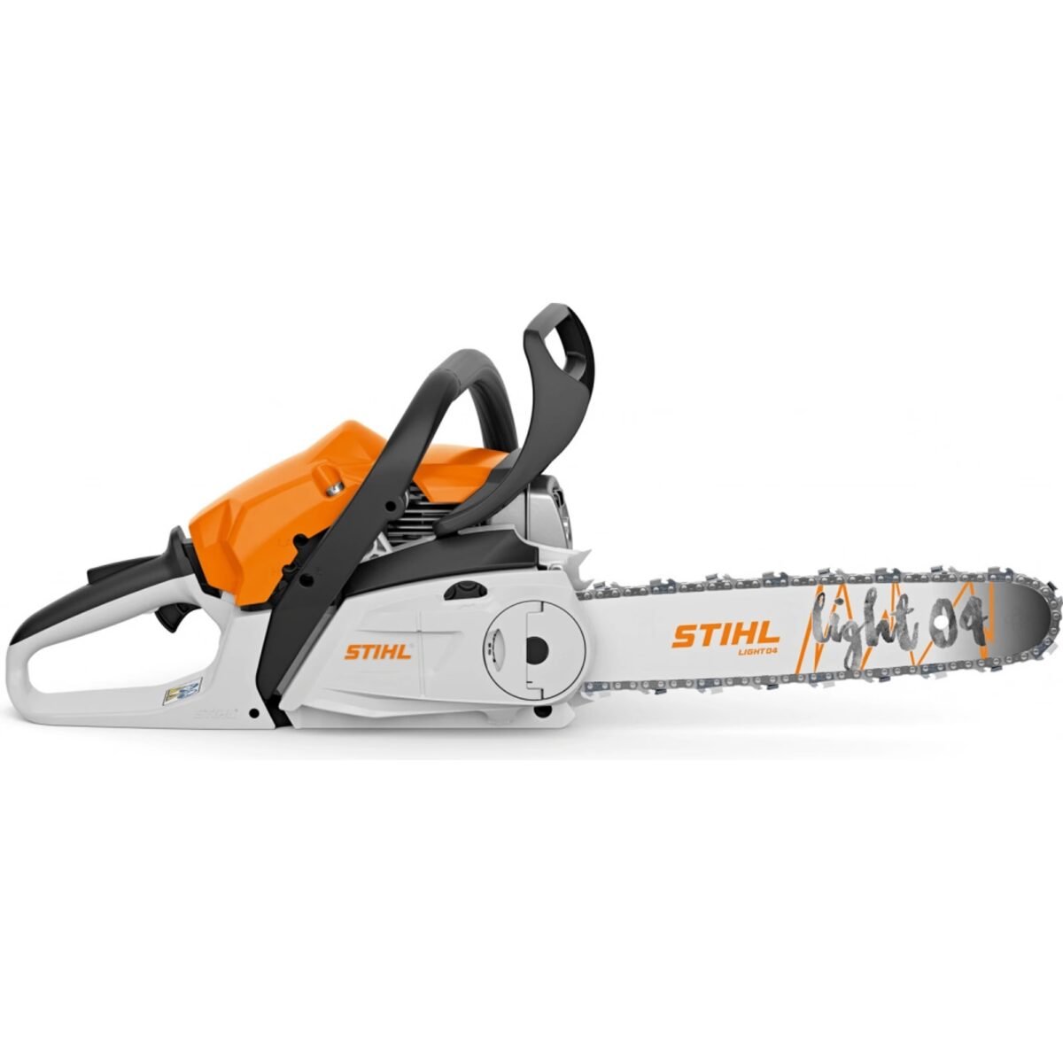 STIHL MS 212 C-BE chainsaw with gasoline engine with low vibrations. New design.