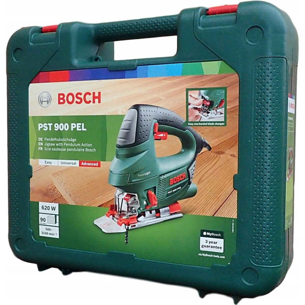 Reciprocating saw Bosch PST 900 PEL - a compact and convenient saw for very demanding users Advantages for users