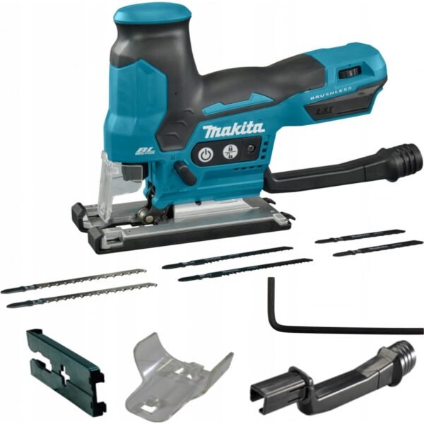 Powerful cordless Li-ion 18V LXT reciprocating saw comparable to the AC version. The slow start allows for very precise work.