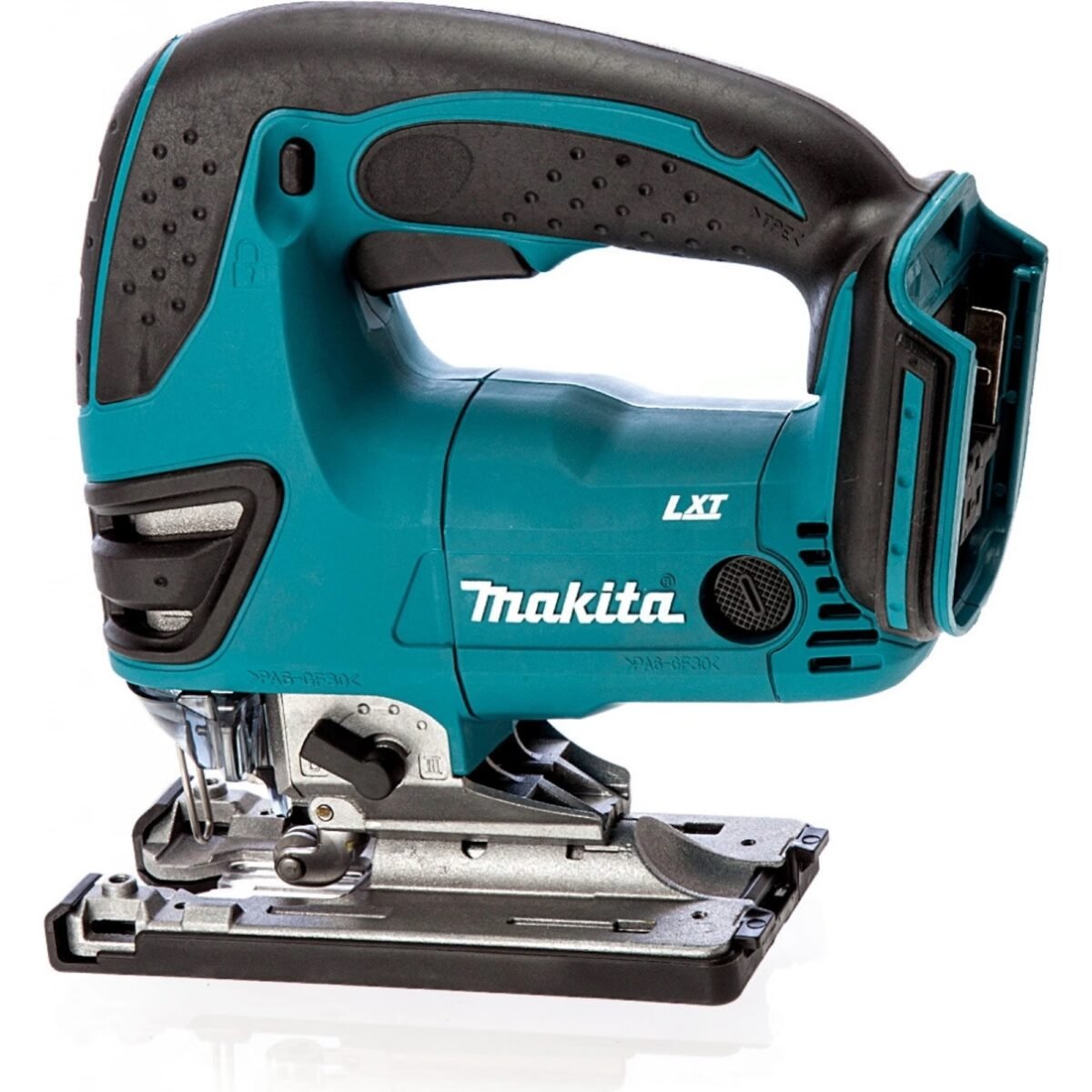 Cordless reciprocating saw Makita Li-ion LXT DJV180Z Reciprocating saw with electric brake and safety switch.
