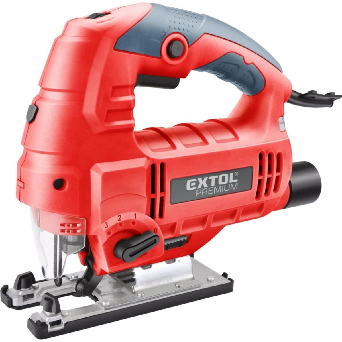 Reciprocating saw with laser and light, 800W, EXTOL PREMIUM, 8893103 The reciprocating saw is designed for dividing and shaping cuts mainly in wood and chipboard,