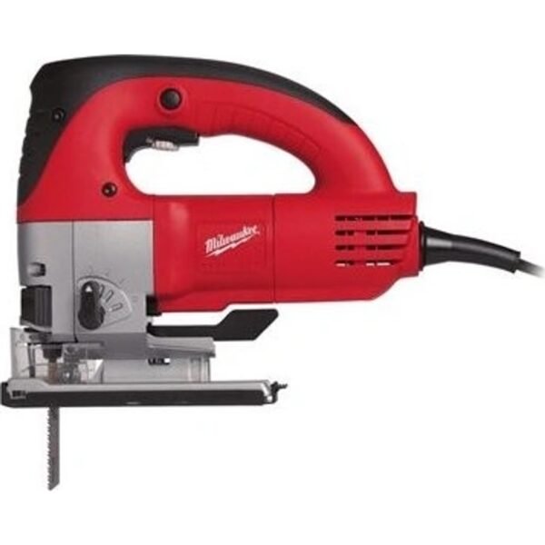 Milwaukee JSPE 135 TX FIXTEC reciprocating saw - quick tool change without a key. 4 degrees of pre-swing selectable according to the material.