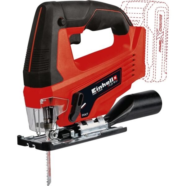 The Einhell TC-JS 18 Li cordless jigsaw is always ready to hand when it comes to a perfect cut in a wide range of materials.
