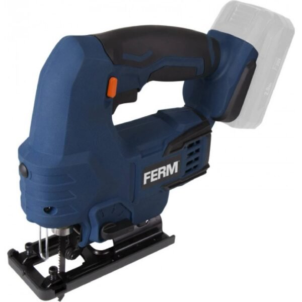 Saw intended for cutting wood, metal, plastic, ceramic, rubber, etc. Supplied without battery and charger.